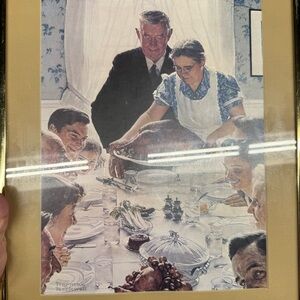 Thanksgiving Family Dinner Art Print